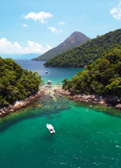 Lagoa Verde Passeio de Lancha na Ilha Grande Angra dos Reis Abraão Tour
