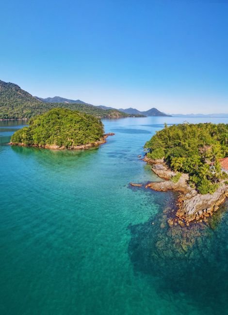 Lagoa Azul - Meia Volta – Ilha Grande Passeio de Lancha na Ilha Grande Angra dos Reis Abraão Tour