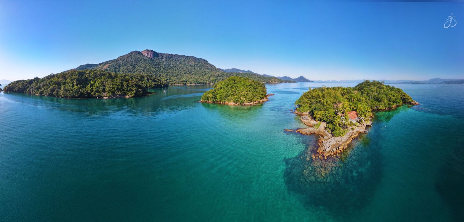 Lagoa Azul de Escuna - Passeio de Lancha na Ilha Grande Angra dos Reis Abraão Tour