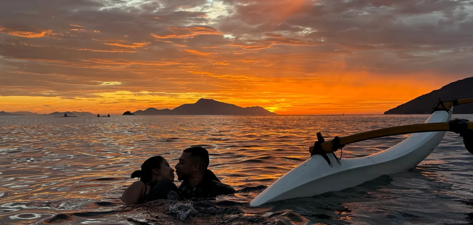 Canoa Polinésia em Ilha Grande _ Nascer do Sol, Pôr do Sol e Noturno – Abraão Tour (10)